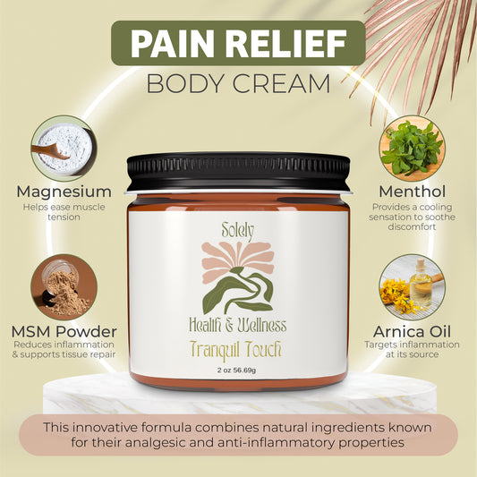 Tranquil touch Pain Relief Cream + Hemp